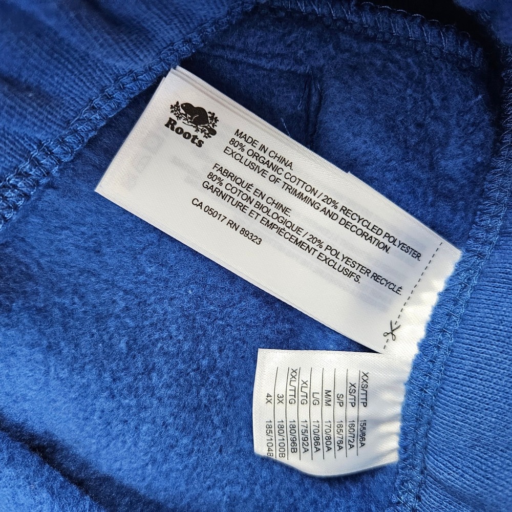 Roots original sweatpant drawstring, oxford blue nwt, size 3x - Picture 6 of 6